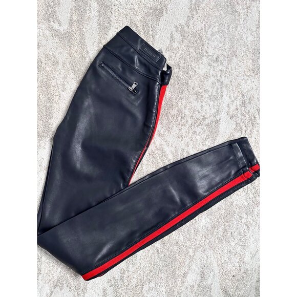 BlankNYC Vegan Womens Leather Black Pull on Pants Size 24 Skinny Leg NWT - Picture 6 of 9